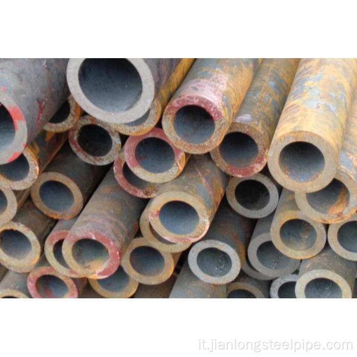 MS Tubo di acciaio al carbonio senza soluzione di continuità e saldata